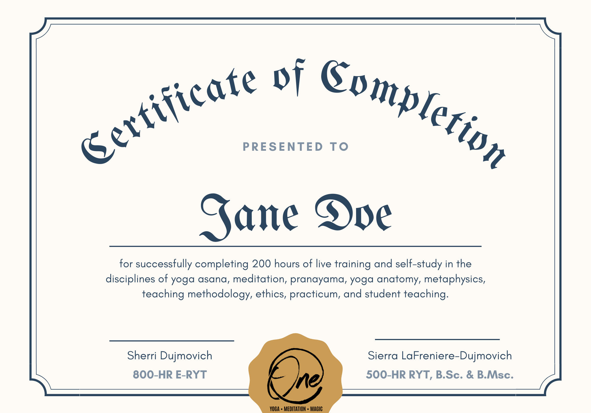 200-hr certificate